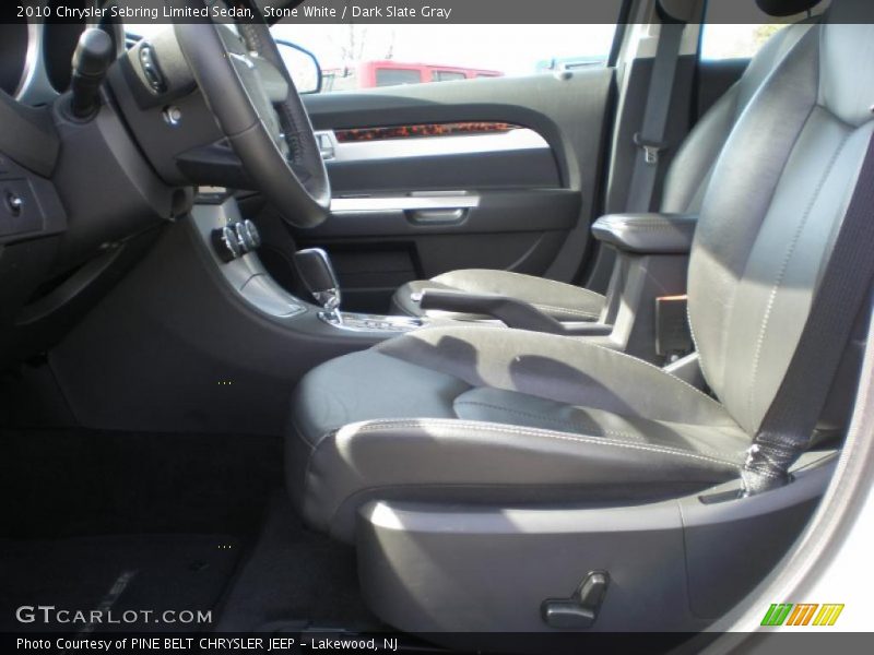 Stone White / Dark Slate Gray 2010 Chrysler Sebring Limited Sedan