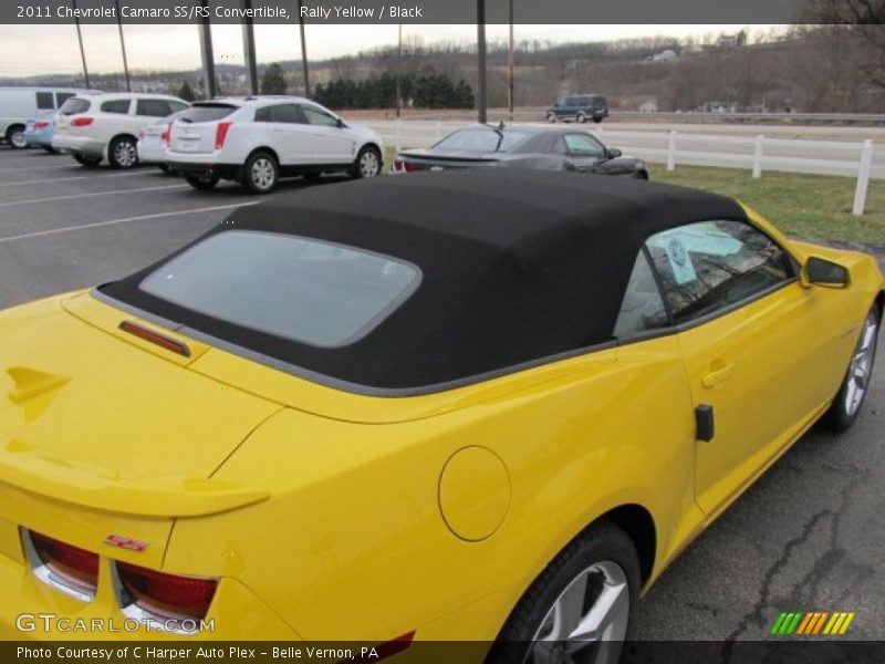 Rally Yellow / Black 2011 Chevrolet Camaro SS/RS Convertible
