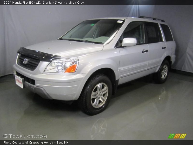 Starlight Silver Metallic / Gray 2004 Honda Pilot EX 4WD