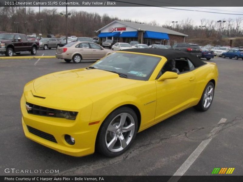 Front 3/4 View of 2011 Camaro SS/RS Convertible