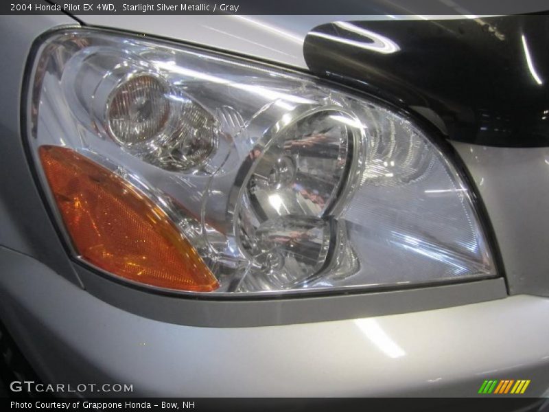 Starlight Silver Metallic / Gray 2004 Honda Pilot EX 4WD