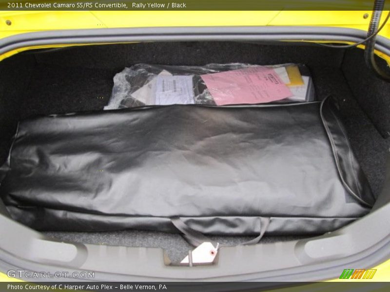  2011 Camaro SS/RS Convertible Trunk