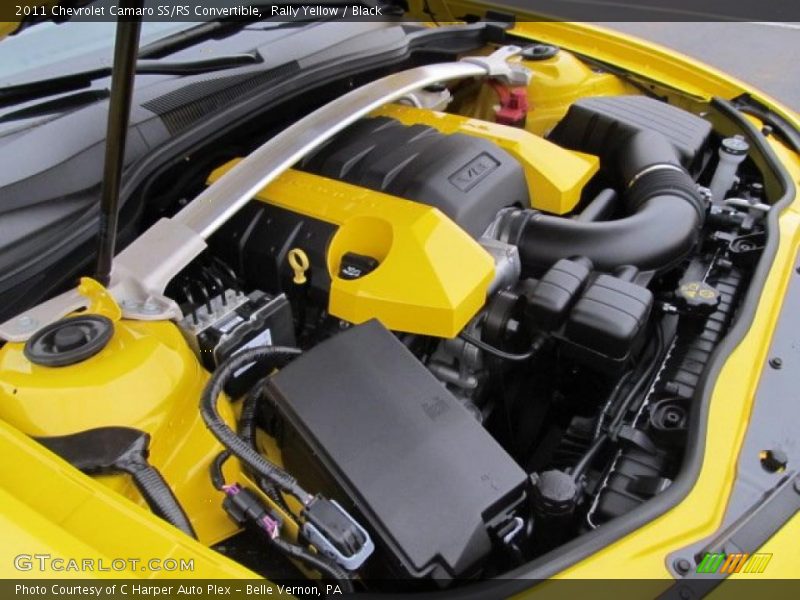 Rally Yellow / Black 2011 Chevrolet Camaro SS/RS Convertible