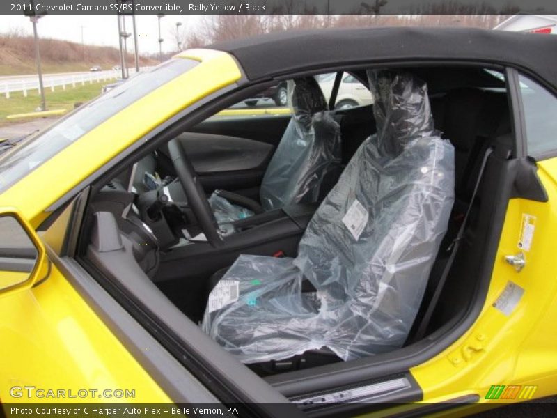 Rally Yellow / Black 2011 Chevrolet Camaro SS/RS Convertible