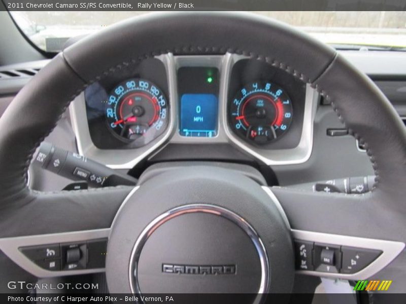 Rally Yellow / Black 2011 Chevrolet Camaro SS/RS Convertible