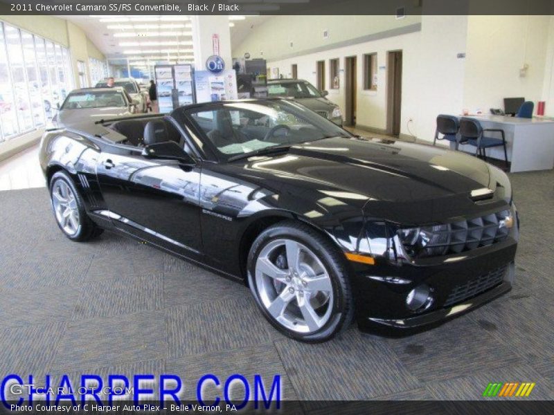 Black / Black 2011 Chevrolet Camaro SS/RS Convertible