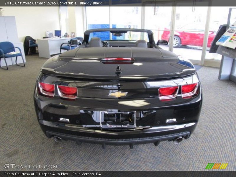 Black / Black 2011 Chevrolet Camaro SS/RS Convertible