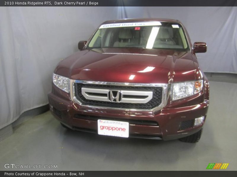 Dark Cherry Pearl / Beige 2010 Honda Ridgeline RTS