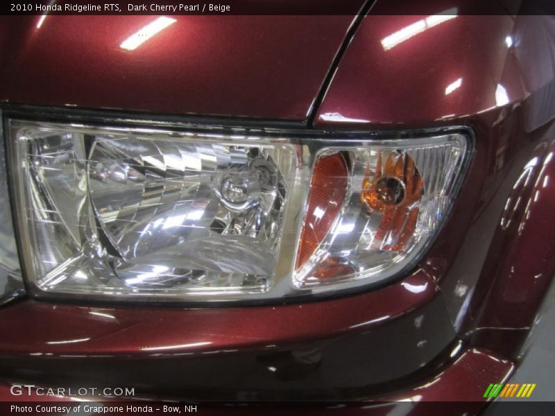 Dark Cherry Pearl / Beige 2010 Honda Ridgeline RTS