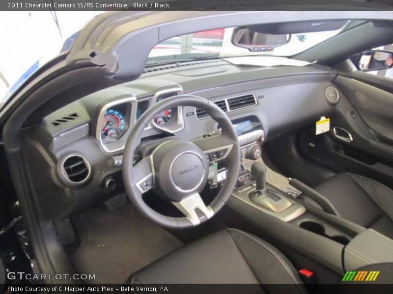 Black Interior - 2011 Camaro SS/RS Convertible 