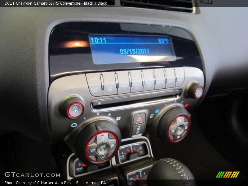 Controls of 2011 Camaro SS/RS Convertible