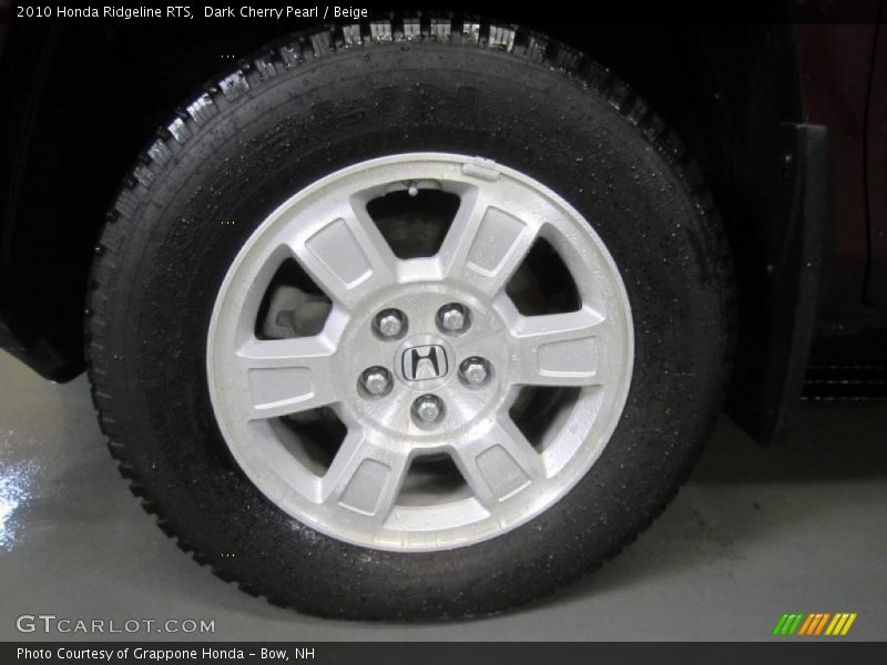 Dark Cherry Pearl / Beige 2010 Honda Ridgeline RTS