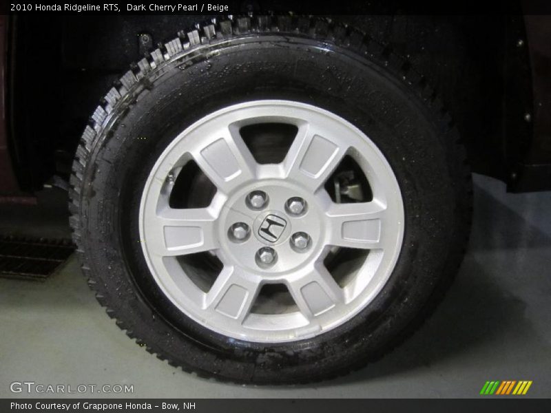 Dark Cherry Pearl / Beige 2010 Honda Ridgeline RTS
