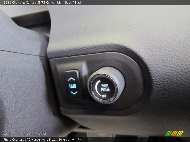 Controls of 2011 Camaro SS/RS Convertible