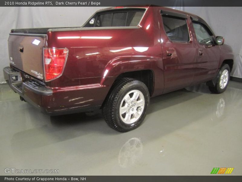 Dark Cherry Pearl / Beige 2010 Honda Ridgeline RTS