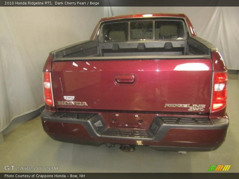 Dark Cherry Pearl / Beige 2010 Honda Ridgeline RTS