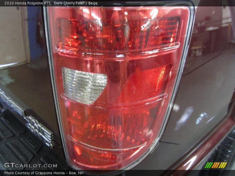 Dark Cherry Pearl / Beige 2010 Honda Ridgeline RTS