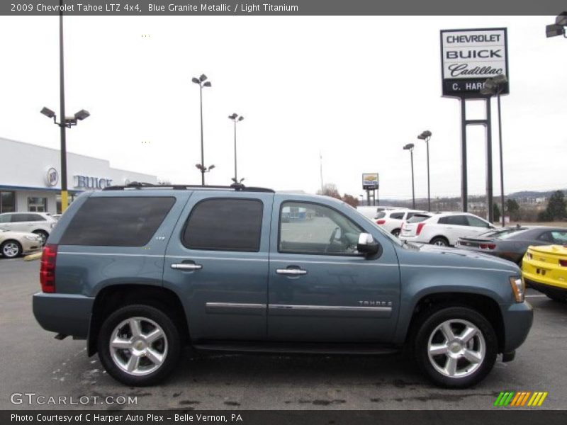 Blue Granite Metallic / Light Titanium 2009 Chevrolet Tahoe LTZ 4x4