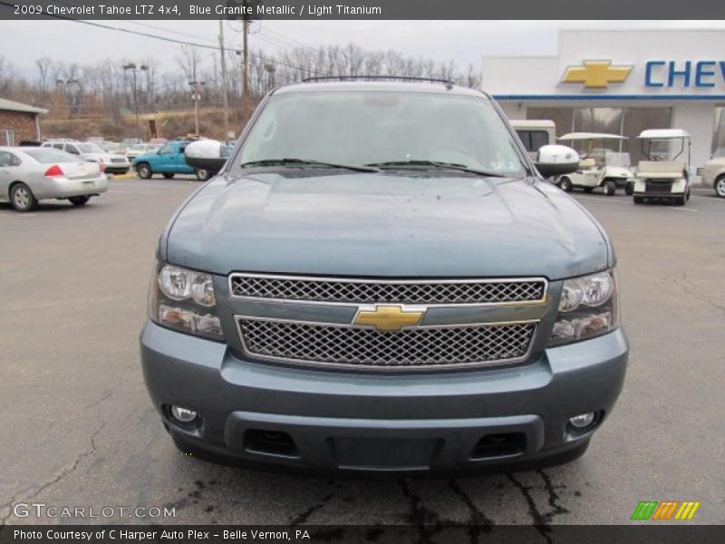 Blue Granite Metallic / Light Titanium 2009 Chevrolet Tahoe LTZ 4x4