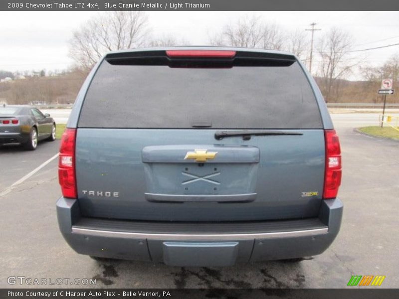 Blue Granite Metallic / Light Titanium 2009 Chevrolet Tahoe LTZ 4x4