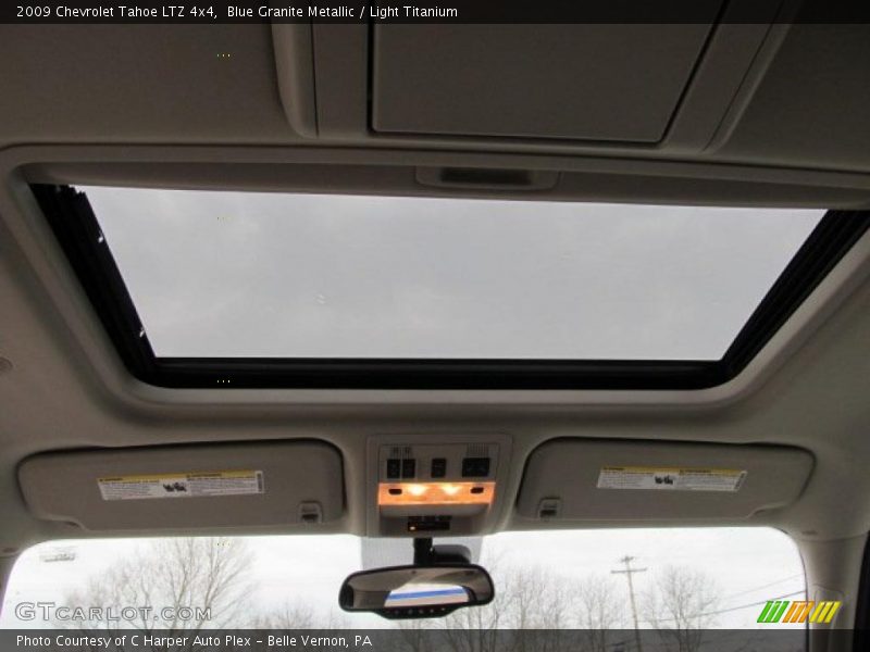 Blue Granite Metallic / Light Titanium 2009 Chevrolet Tahoe LTZ 4x4