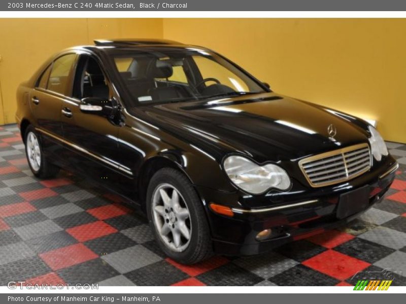Black / Charcoal 2003 Mercedes-Benz C 240 4Matic Sedan
