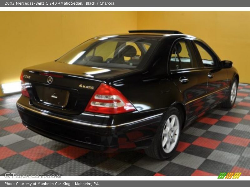 Black / Charcoal 2003 Mercedes-Benz C 240 4Matic Sedan