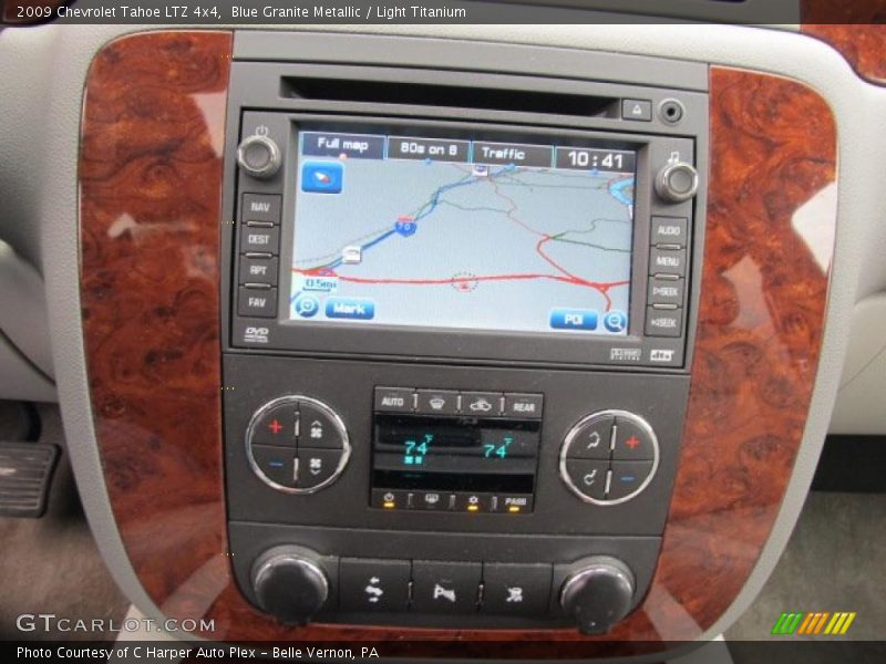 Blue Granite Metallic / Light Titanium 2009 Chevrolet Tahoe LTZ 4x4