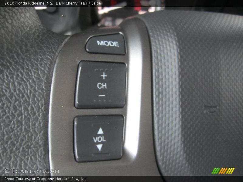 Dark Cherry Pearl / Beige 2010 Honda Ridgeline RTS