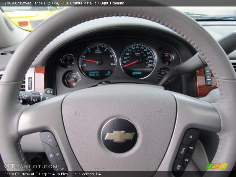 Blue Granite Metallic / Light Titanium 2009 Chevrolet Tahoe LTZ 4x4
