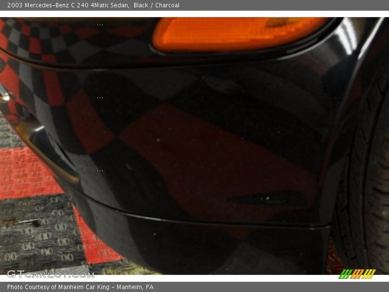 Black / Charcoal 2003 Mercedes-Benz C 240 4Matic Sedan