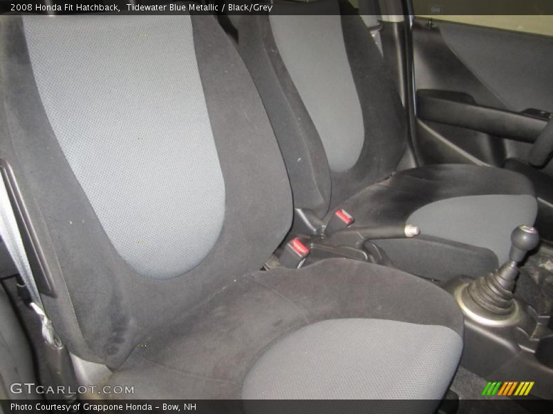  2008 Fit Hatchback Black/Grey Interior
