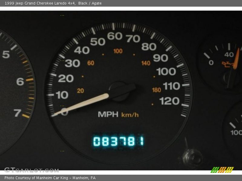 Black / Agate 1999 Jeep Grand Cherokee Laredo 4x4