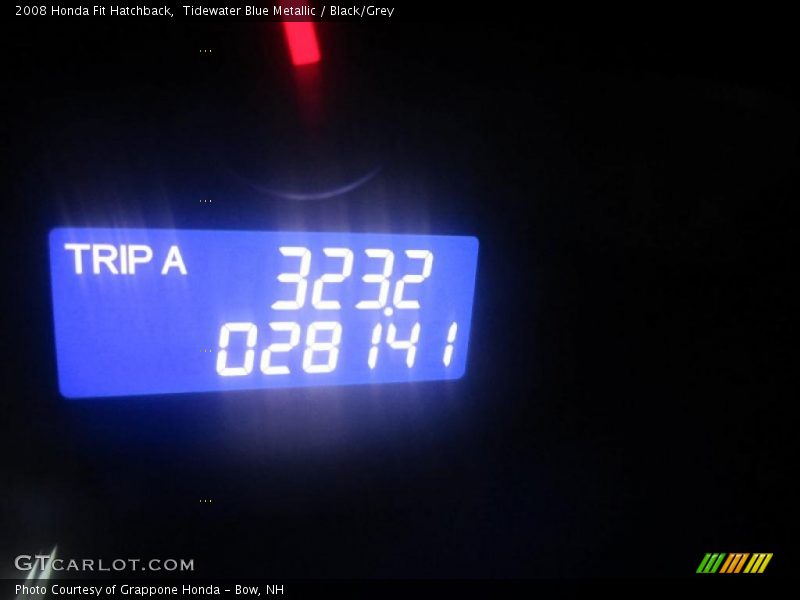 Tidewater Blue Metallic / Black/Grey 2008 Honda Fit Hatchback