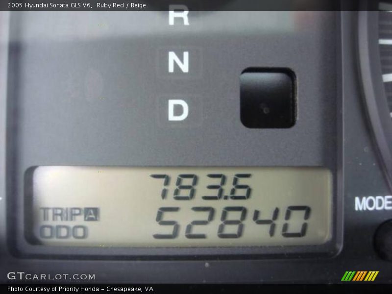 Ruby Red / Beige 2005 Hyundai Sonata GLS V6