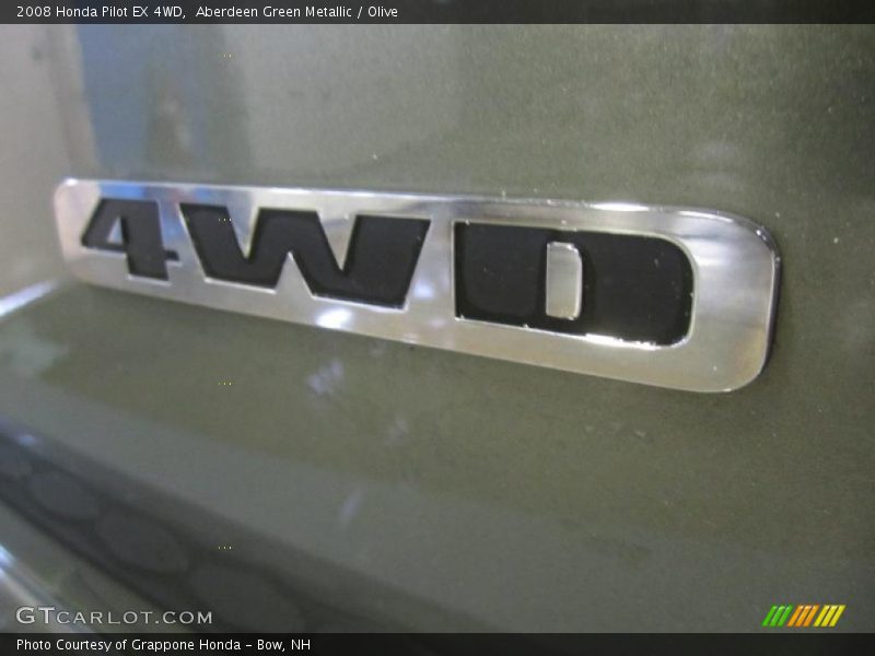 Aberdeen Green Metallic / Olive 2008 Honda Pilot EX 4WD