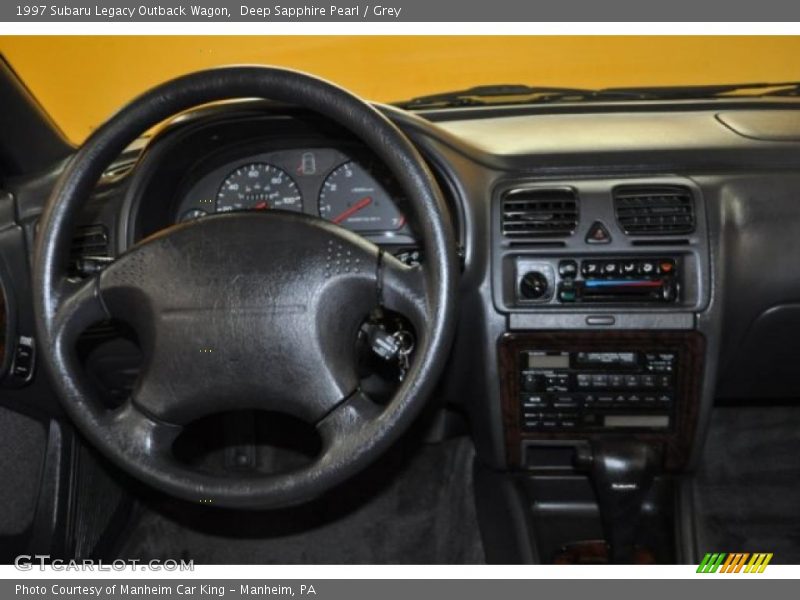 Deep Sapphire Pearl / Grey 1997 Subaru Legacy Outback Wagon
