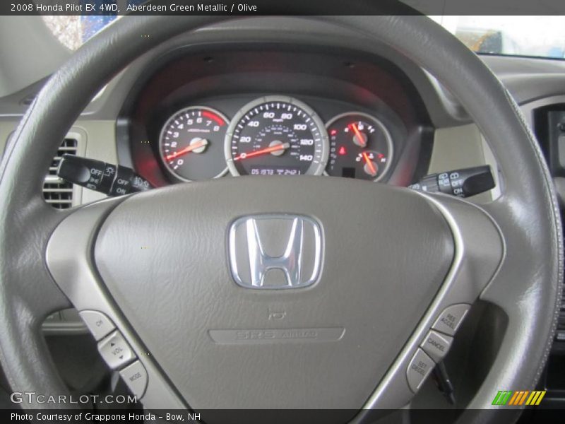 Aberdeen Green Metallic / Olive 2008 Honda Pilot EX 4WD