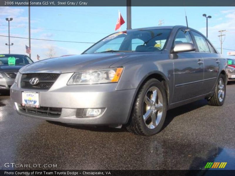 Steel Gray / Gray 2006 Hyundai Sonata GLS V6