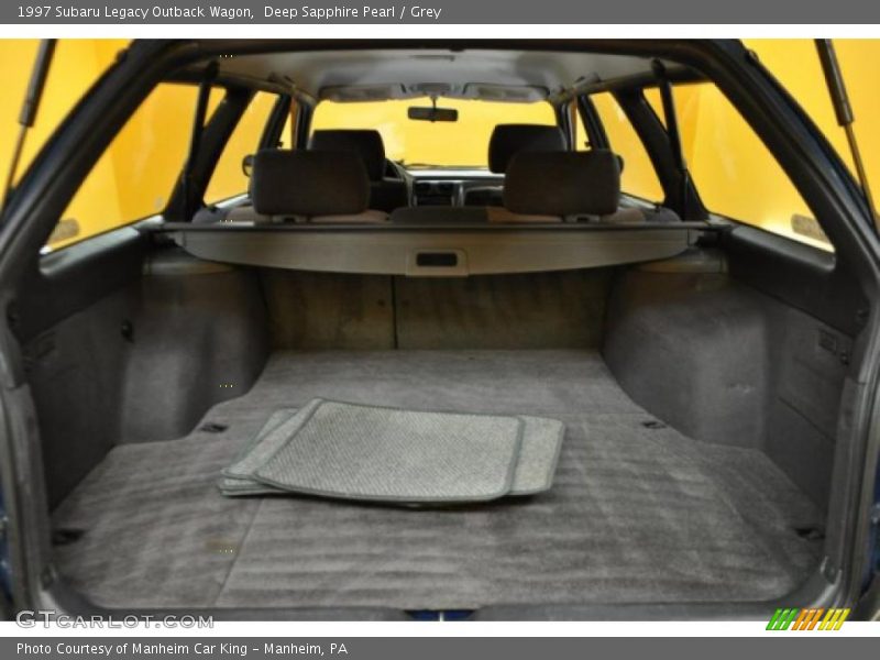 Deep Sapphire Pearl / Grey 1997 Subaru Legacy Outback Wagon