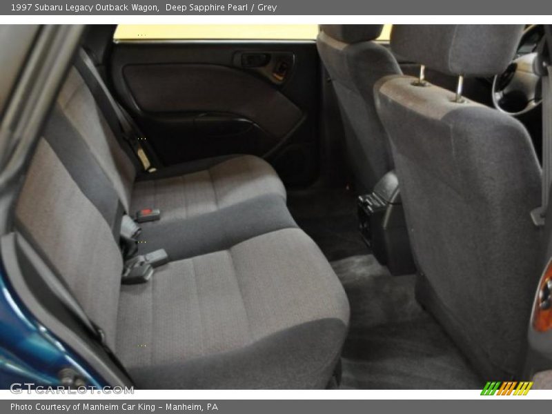 Deep Sapphire Pearl / Grey 1997 Subaru Legacy Outback Wagon