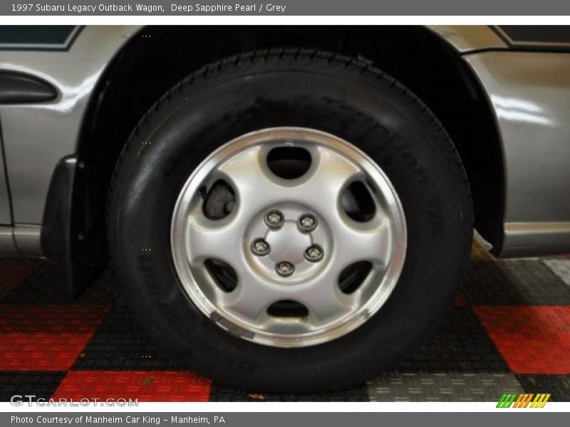Deep Sapphire Pearl / Grey 1997 Subaru Legacy Outback Wagon