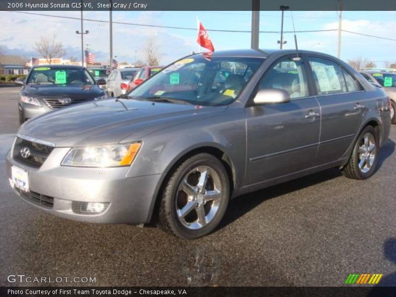 Steel Gray / Gray 2006 Hyundai Sonata GLS V6