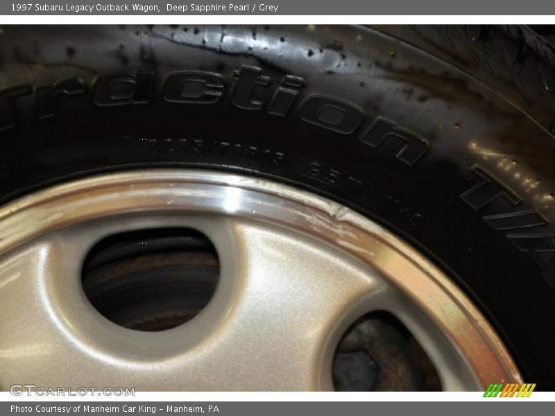Deep Sapphire Pearl / Grey 1997 Subaru Legacy Outback Wagon