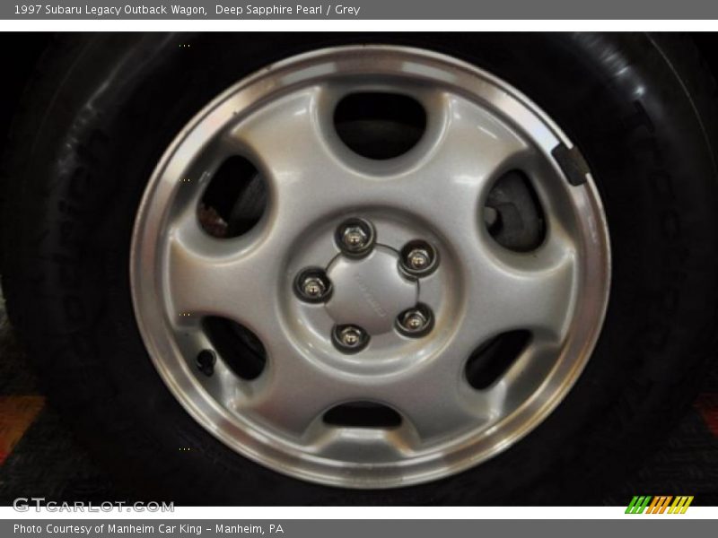 Deep Sapphire Pearl / Grey 1997 Subaru Legacy Outback Wagon
