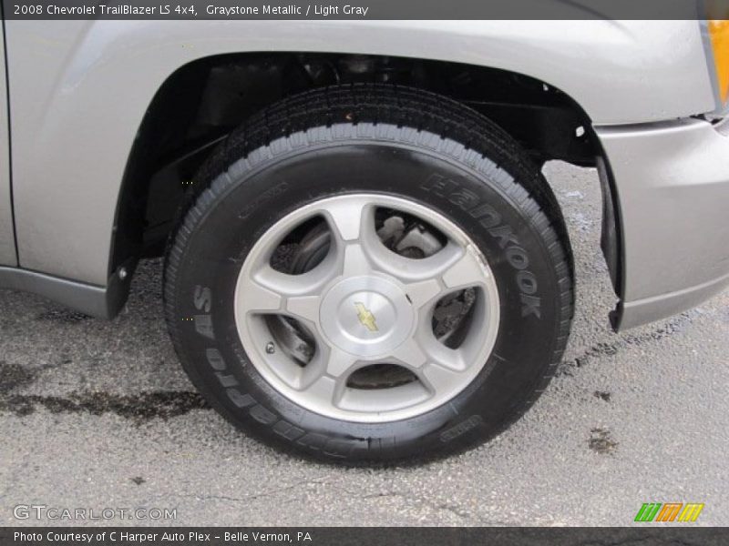 Graystone Metallic / Light Gray 2008 Chevrolet TrailBlazer LS 4x4