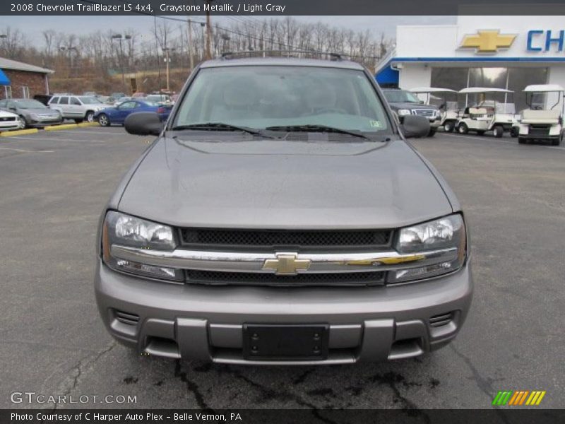 Graystone Metallic / Light Gray 2008 Chevrolet TrailBlazer LS 4x4