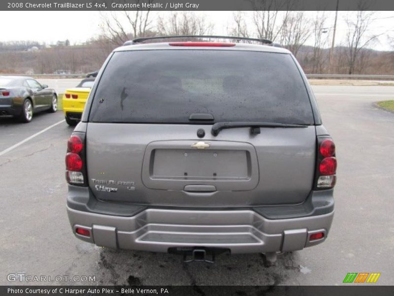 Graystone Metallic / Light Gray 2008 Chevrolet TrailBlazer LS 4x4