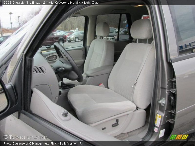 Graystone Metallic / Light Gray 2008 Chevrolet TrailBlazer LS 4x4