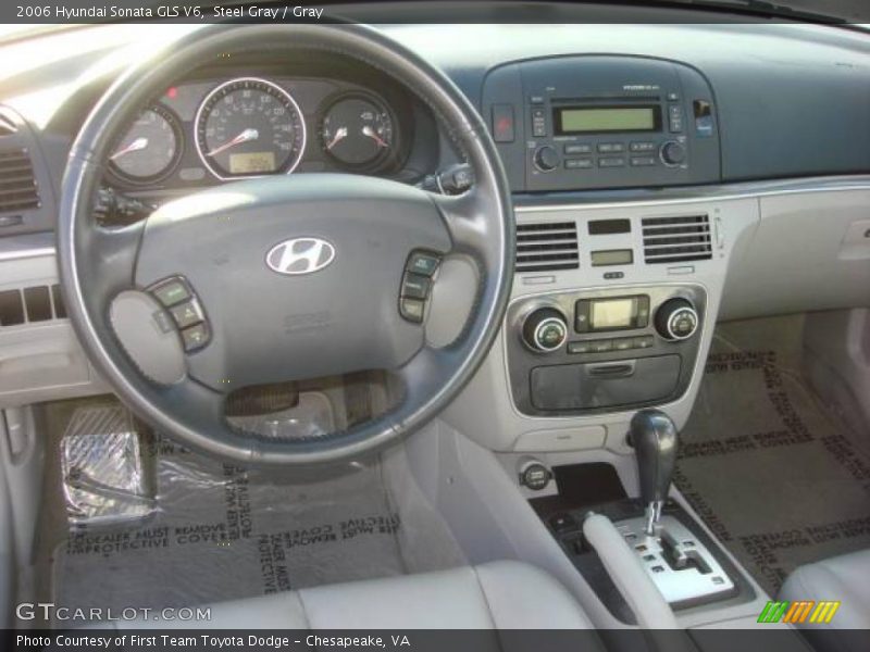 Steel Gray / Gray 2006 Hyundai Sonata GLS V6